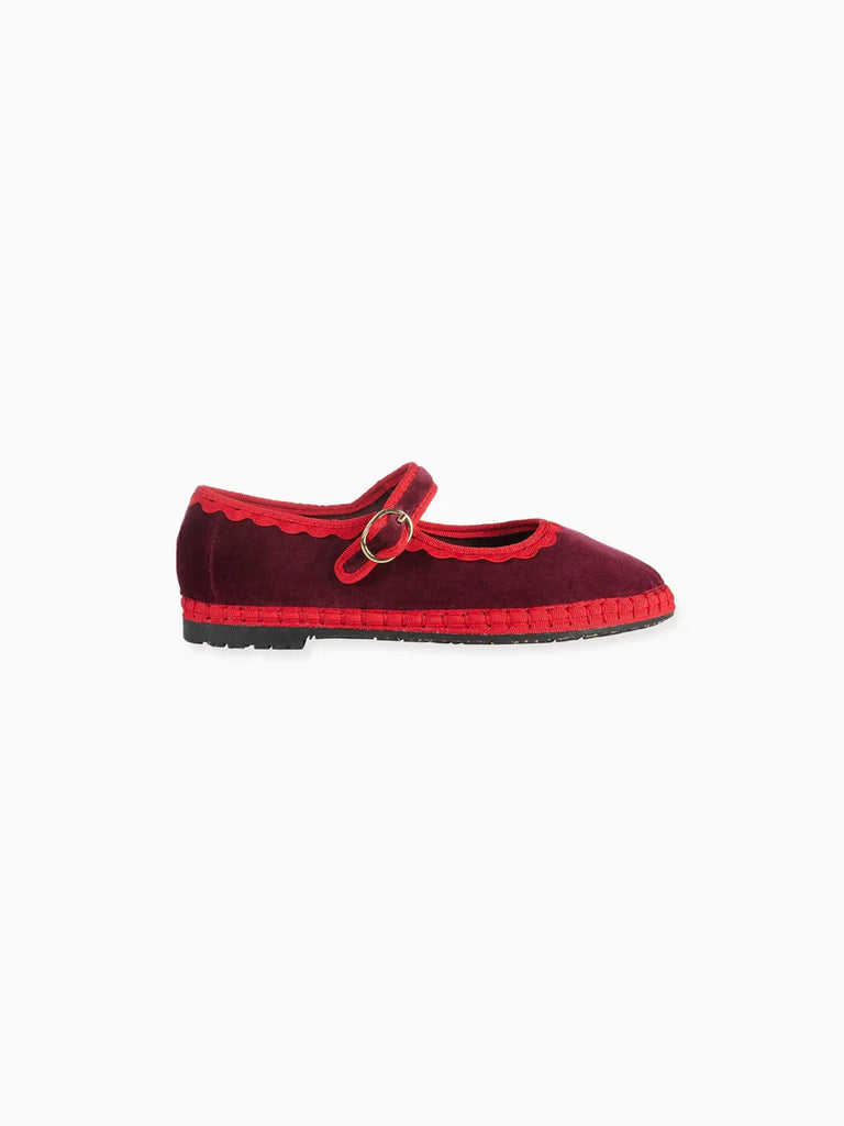 Flabelus x La Coqueta Kids Burgundy