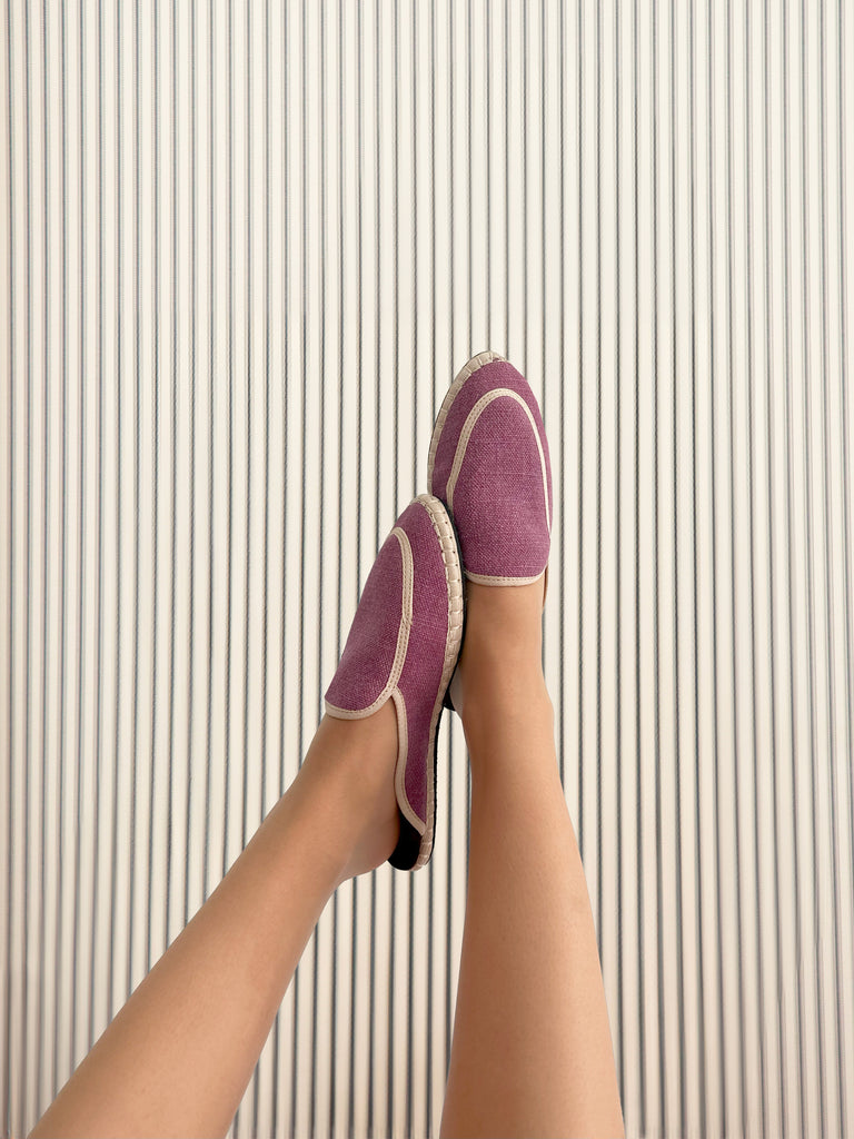 Bruna Linen Plum