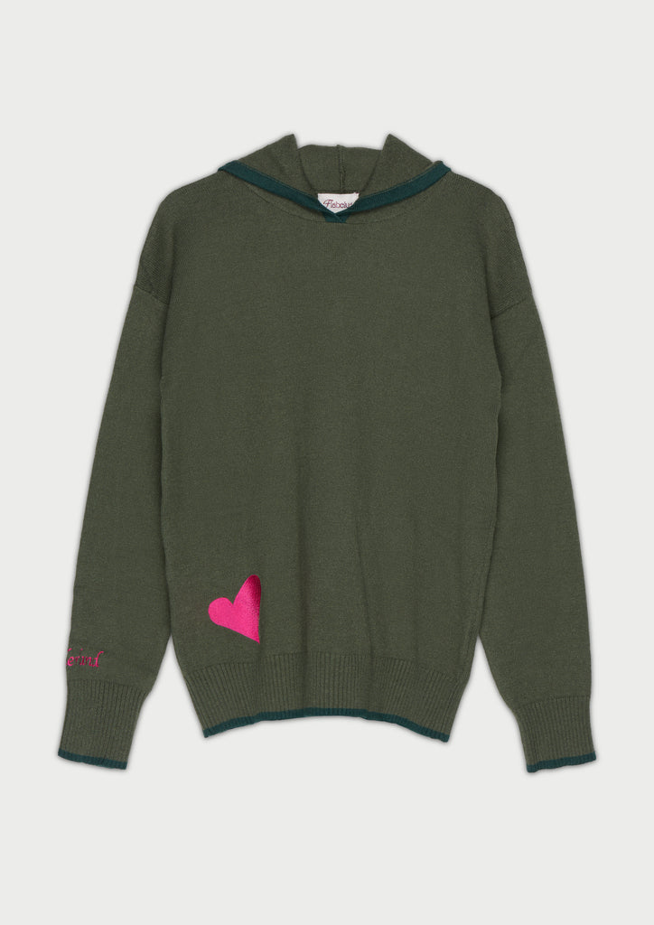 DORMOUSE HOODED JUMPER KHAKI
