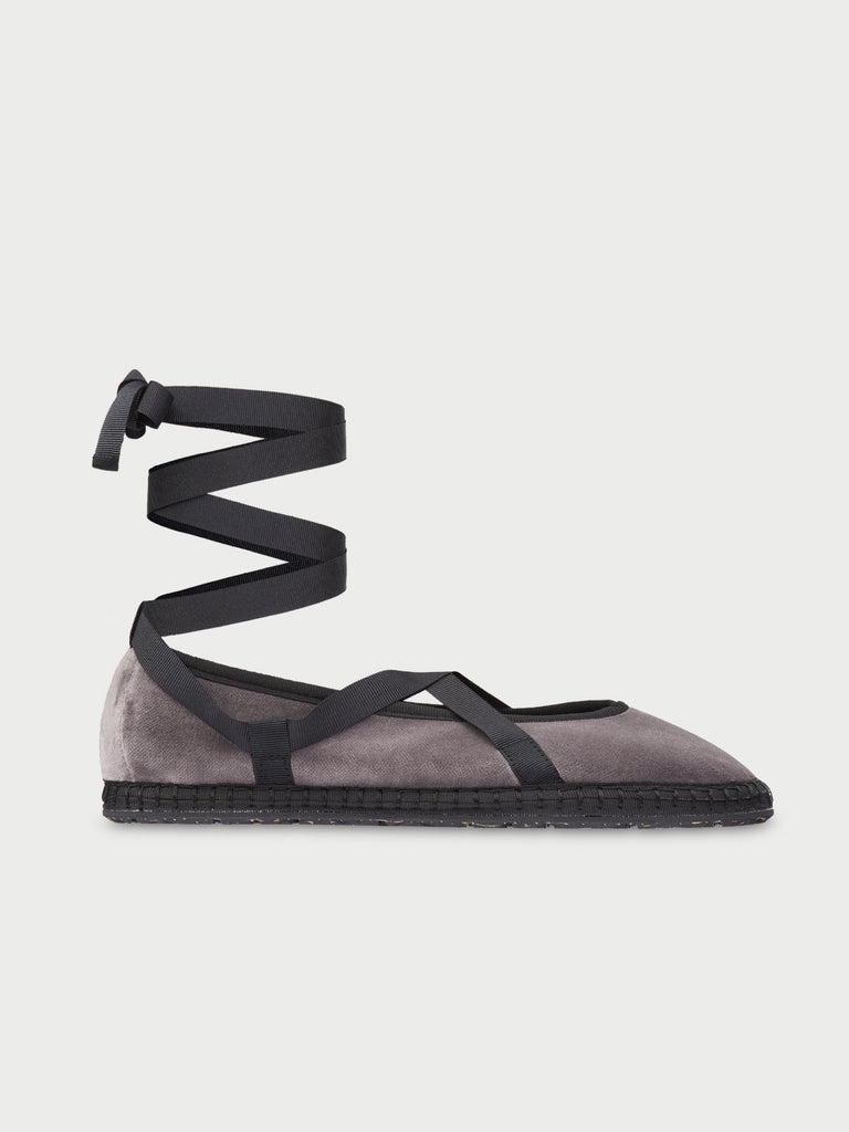 Eichiro Velvet Ribbon Grey