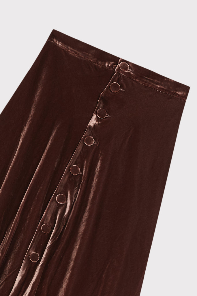 Wicked Wave Brown Skirt