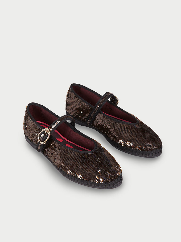 Pierre Sequins Brown