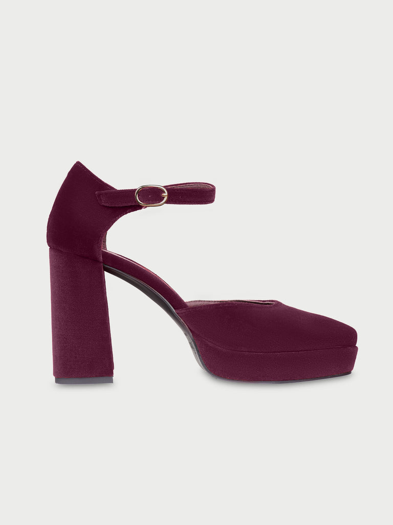 Flamenco Heels Garnet