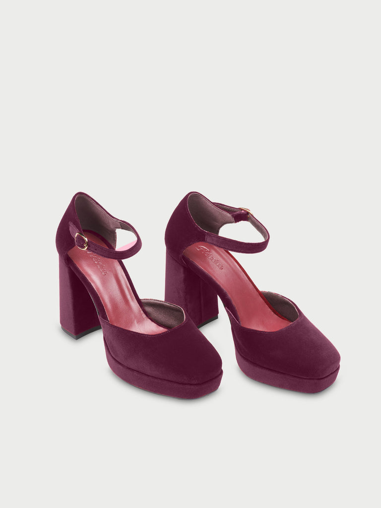 Flamenco Heels Garnet
