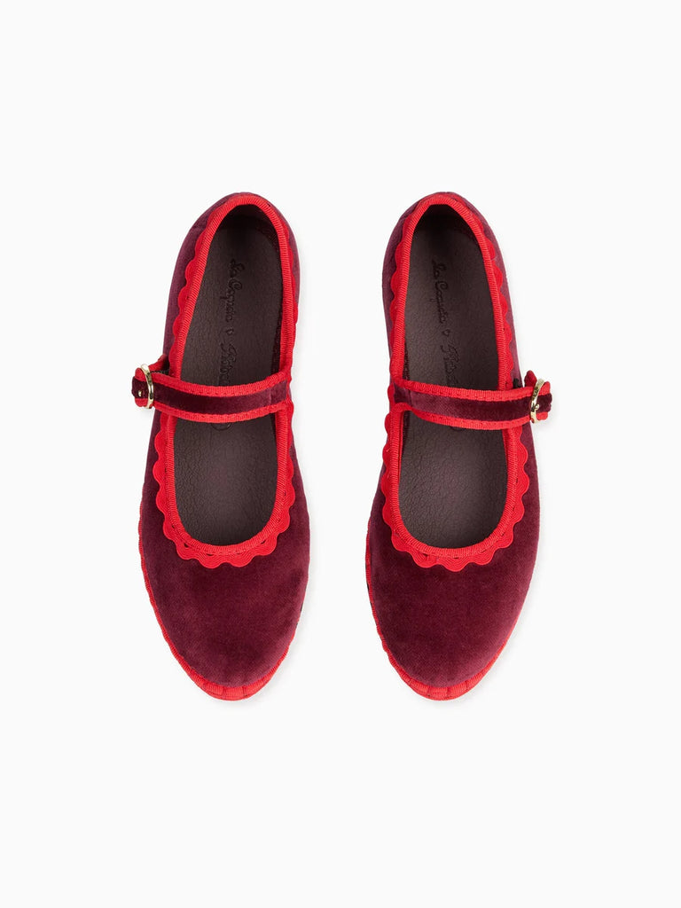 Flabelus x La Coqueta Kids Burgundy